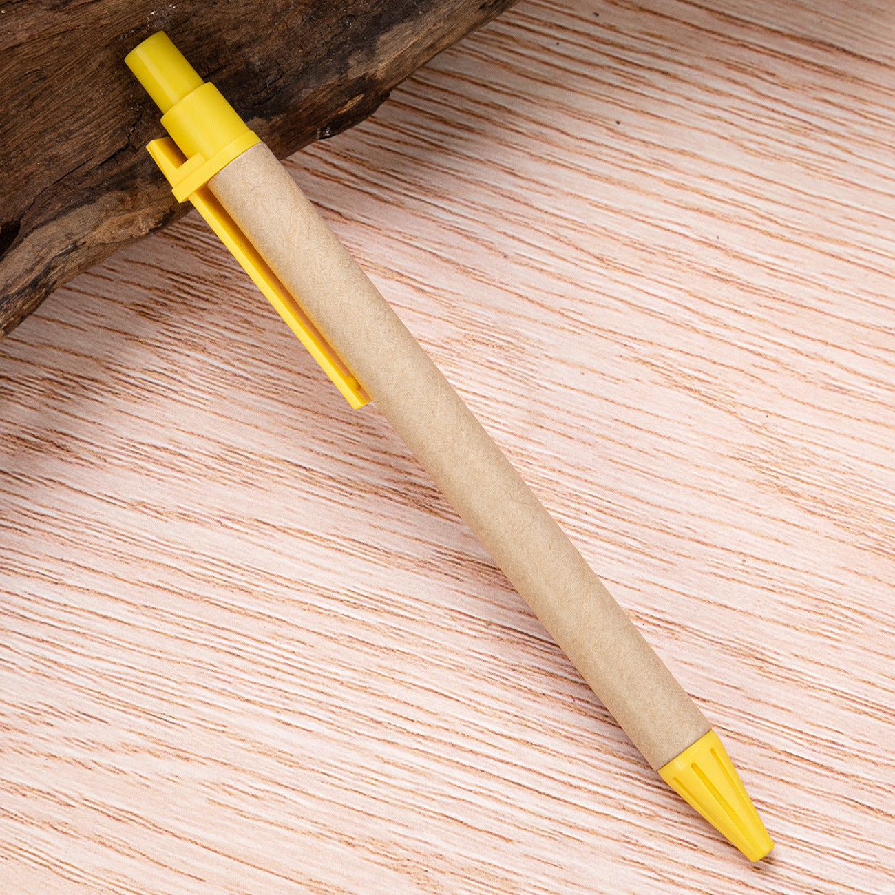 Bolígrafos de plástico de tubo de papel al por mayor