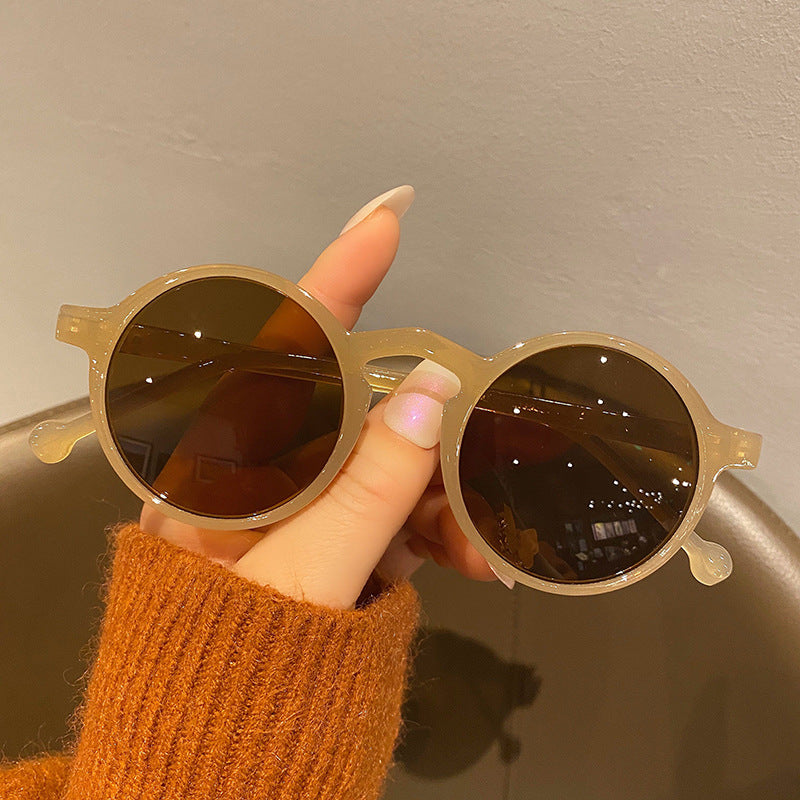 Wholesale Round Retro Cute PC Women's Sunglasses