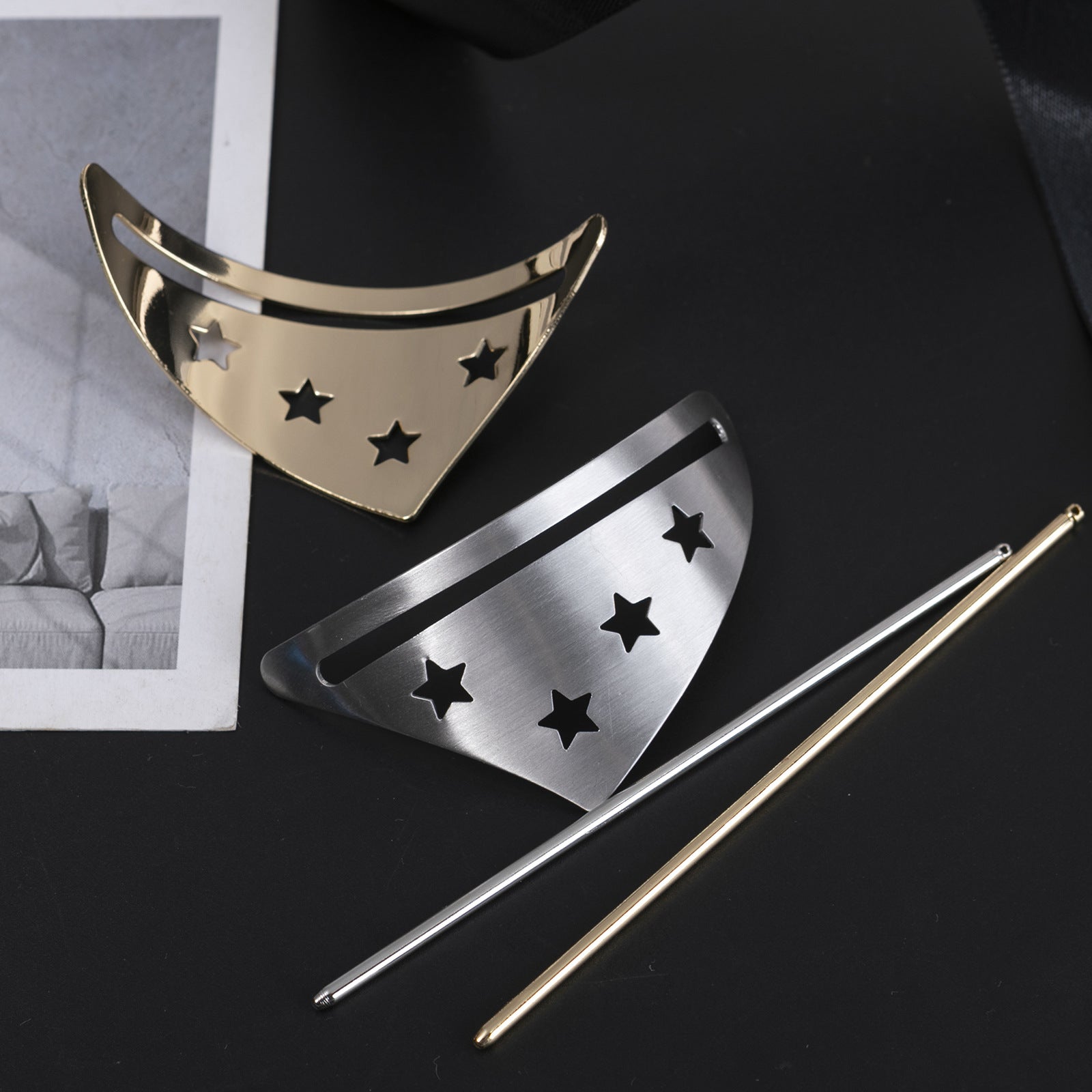 Wholesale Irregular Geometric Triangular Hairpins