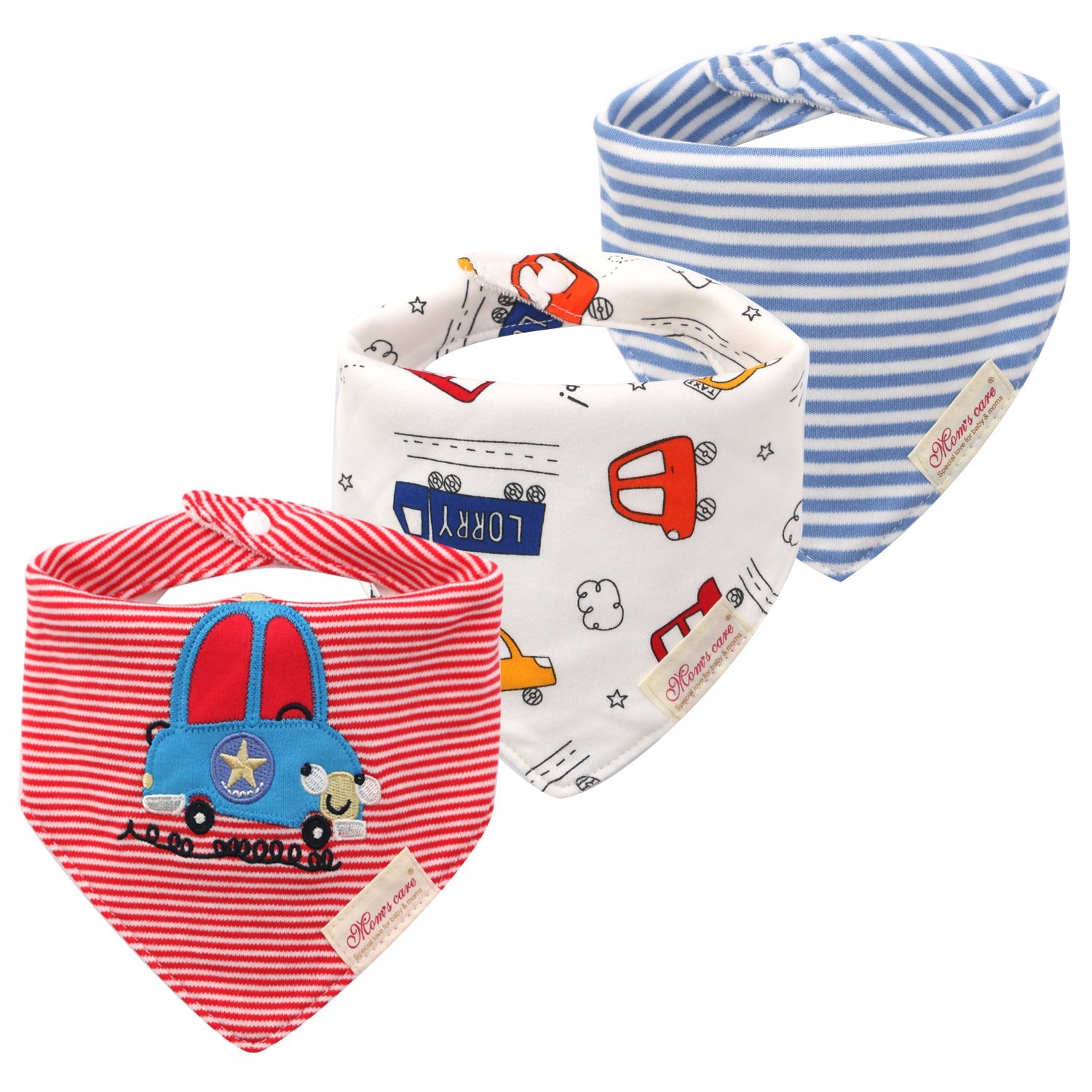 Wholesale Kids Bibs 3-Pack Cotton Baby Supplies 10pcs