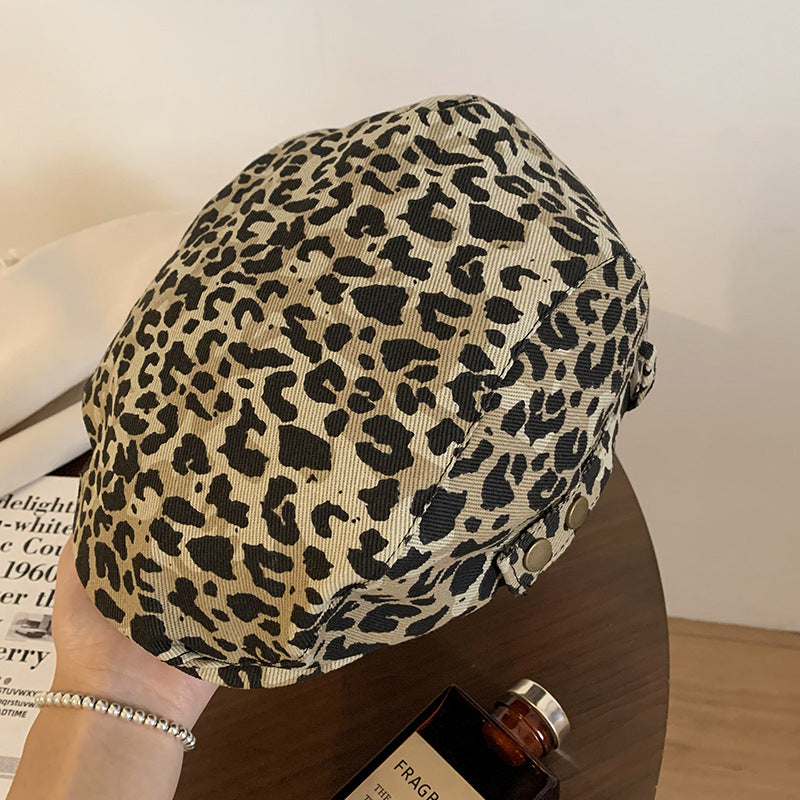 Wholesale Cotton Vintage Milk Pattern Beret