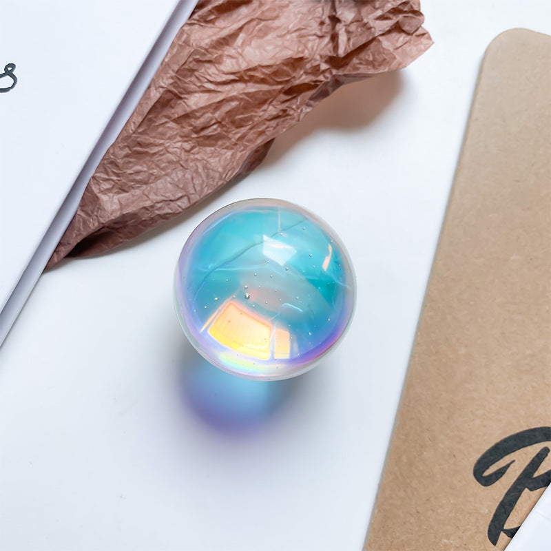 Soporte plástico al por mayor del teléfono móvil del airbag del laser de la bola de cristal