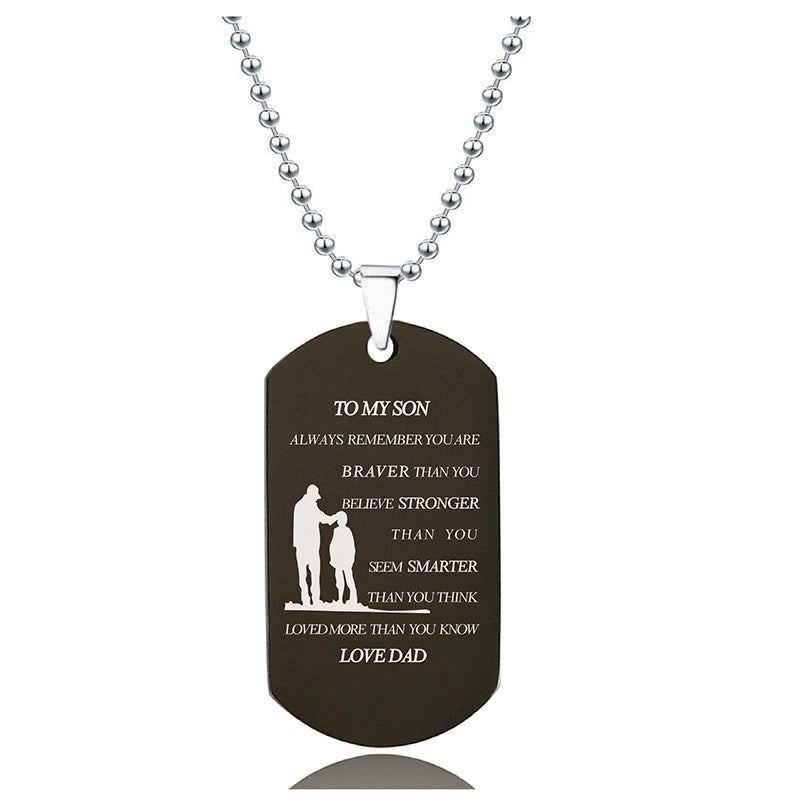 Wholesale Stainless Steel Holiday Gift Titanium Steel Necklace