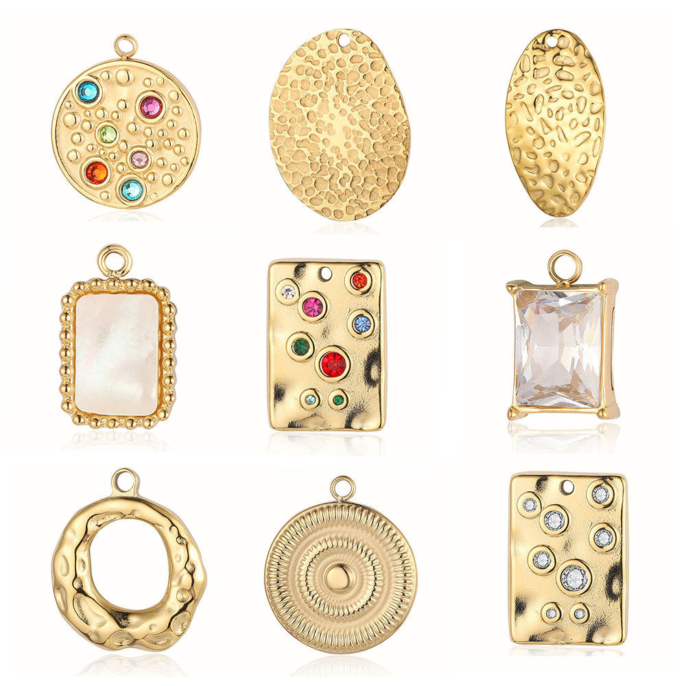 Wholesale Round Vintage Titanium Steel Necklaces