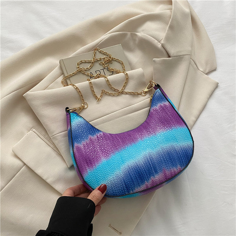 Venta al por mayor Bolsa de sillín de hombro de PU casual