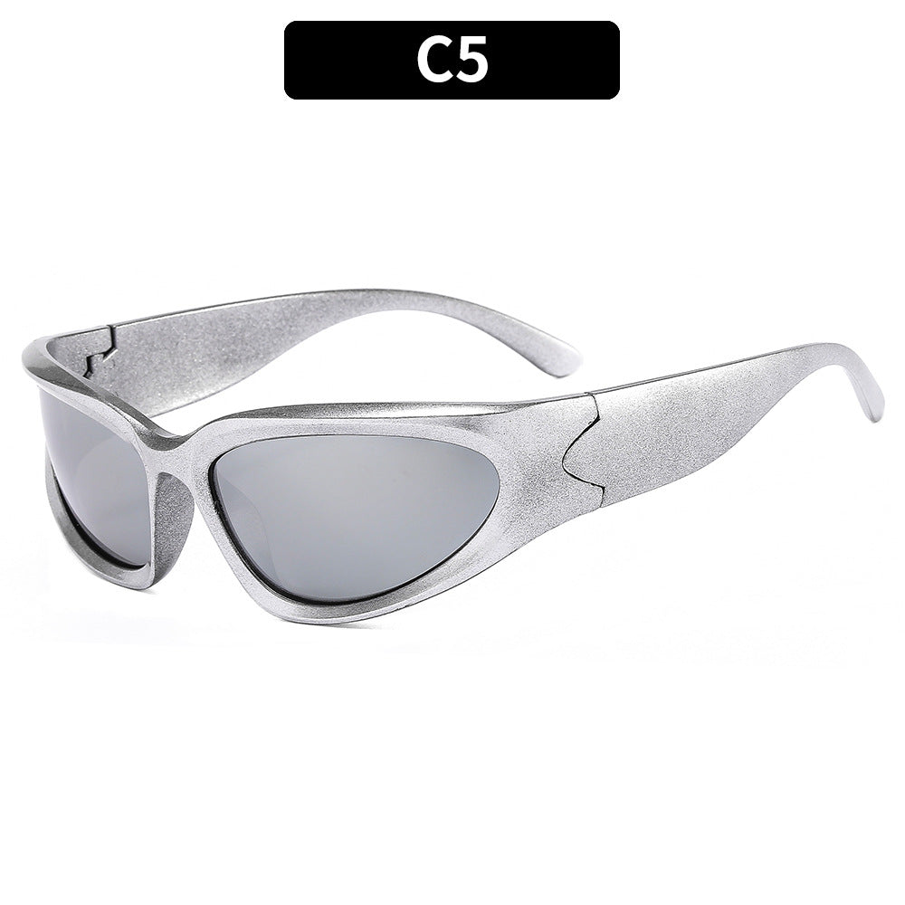 Wholesale PC Cycling Punk Sports Ladies Sunglasses