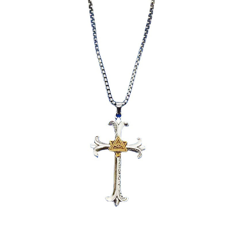 Wholesale Stainless Steel Cross Pendant Necklace