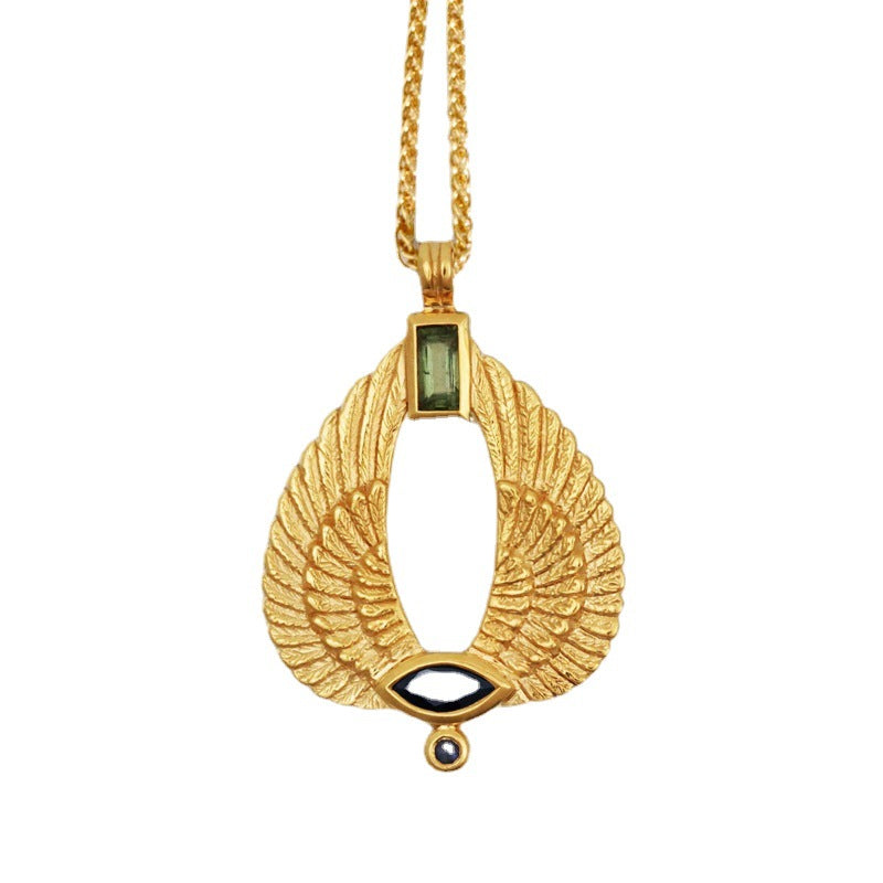 Wholesale Angel Wings Gold Plated Copper Necklaces