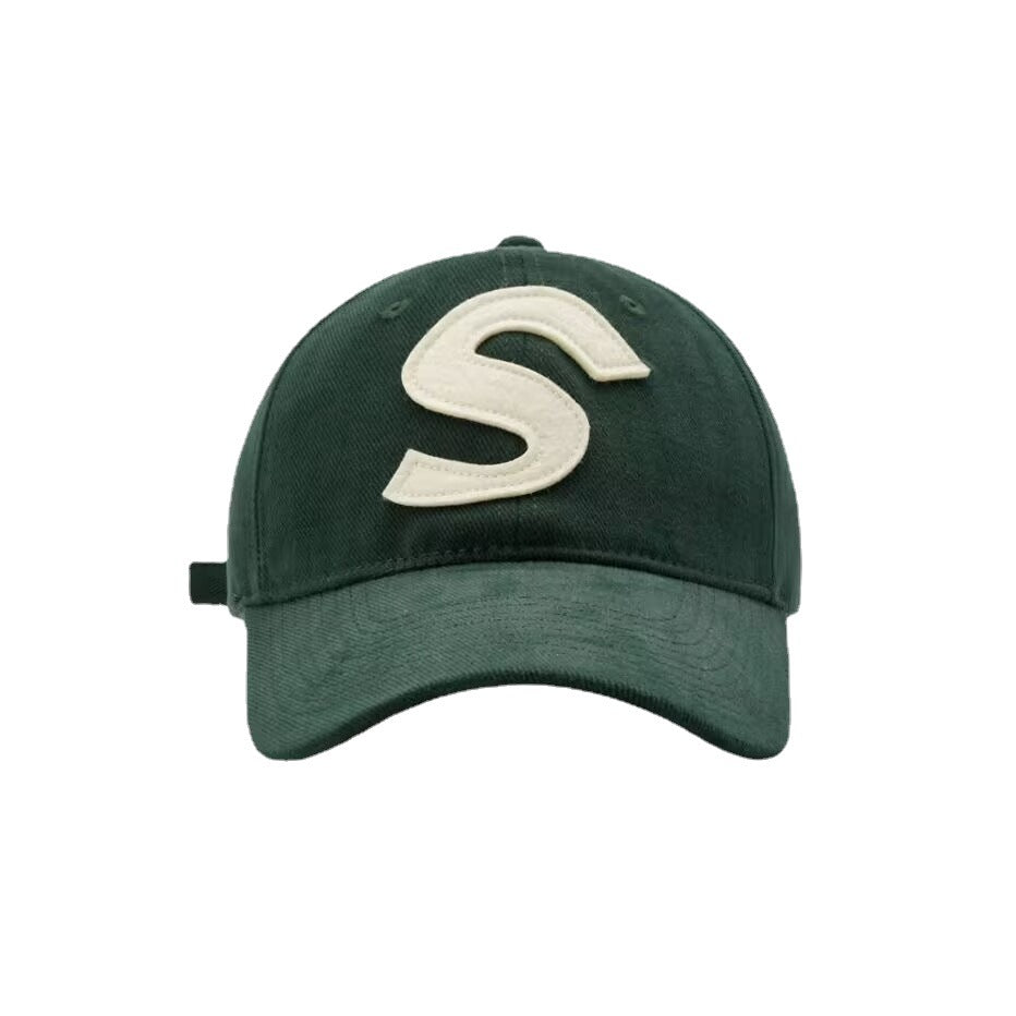 Wholesale Polyester S Letter Wide Brim Baseball Cap