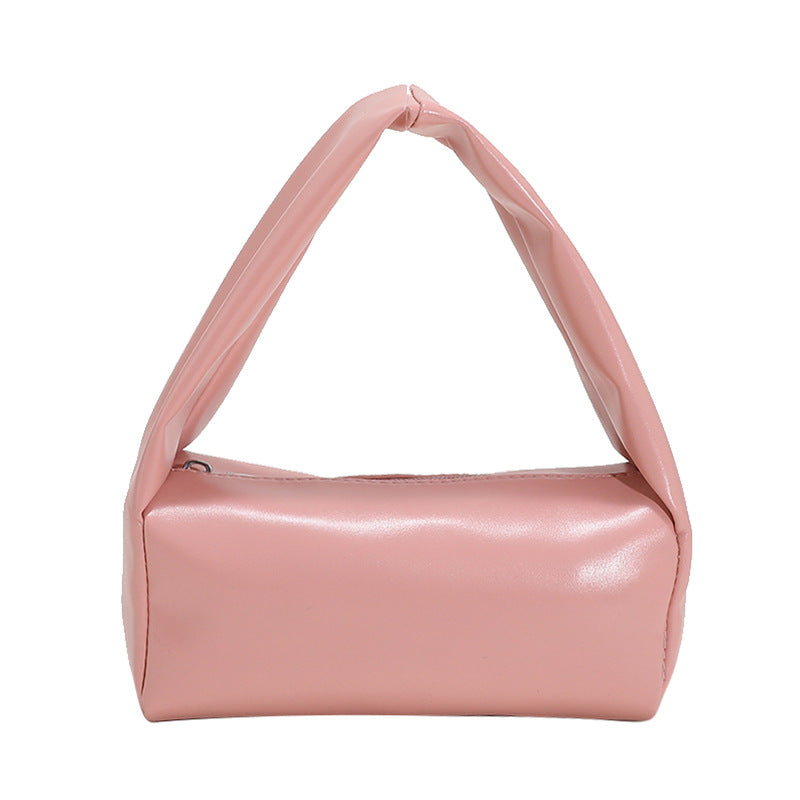 Wholesale Solid Color Fashion Casual PU Shoulder Bag