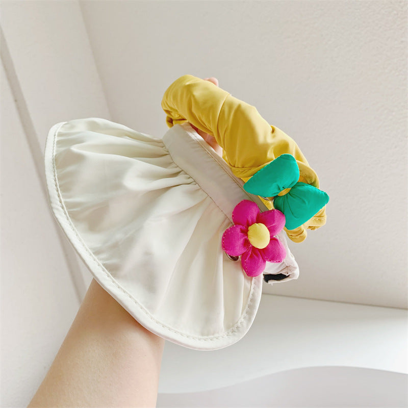 Sombrero De La Gorrita Tejida De Los Niños De La Flor De Algodón al por mayor