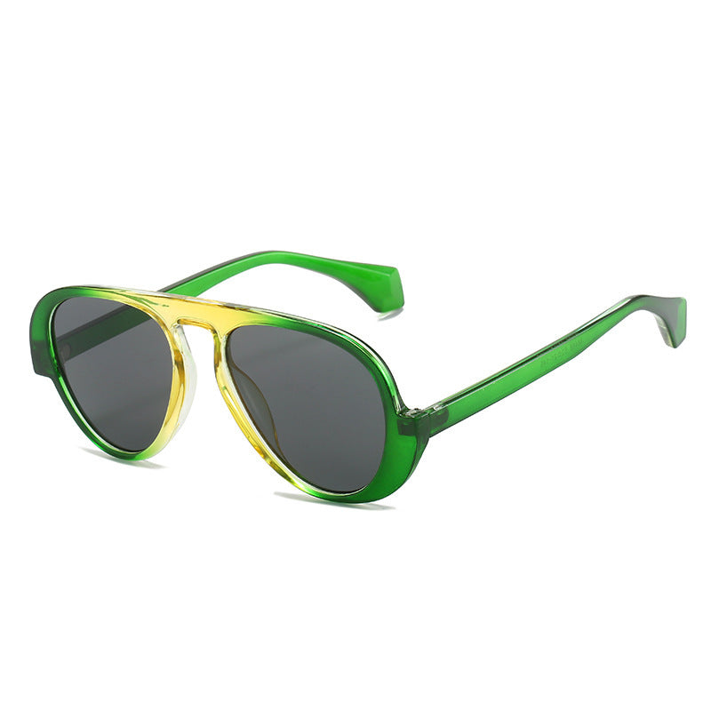 Wholesale PC Simple Contrast Color Sunglasses