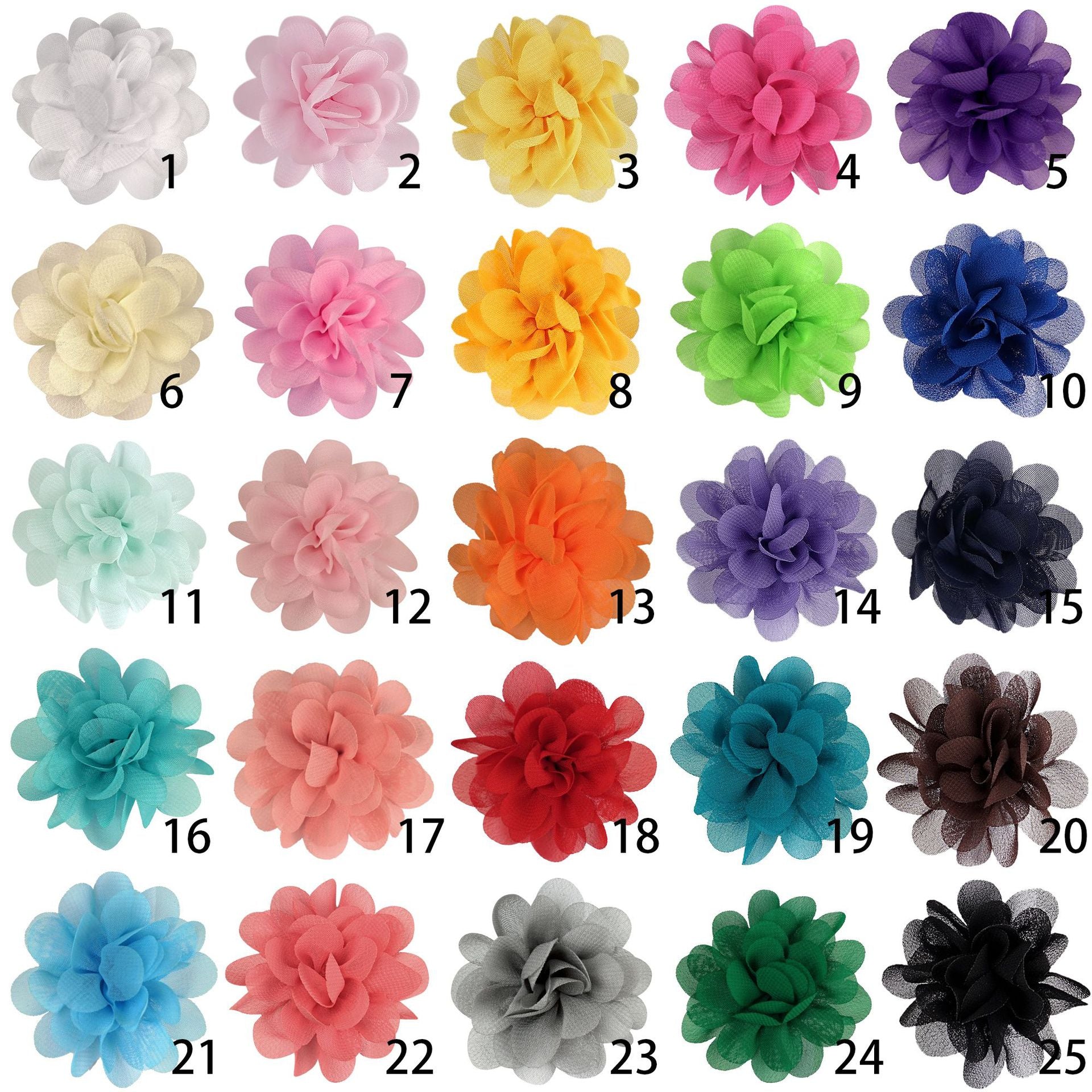 Cuerda del pelo de la flor de la gasa de la toalla del bebé al por mayor sin cicatrices