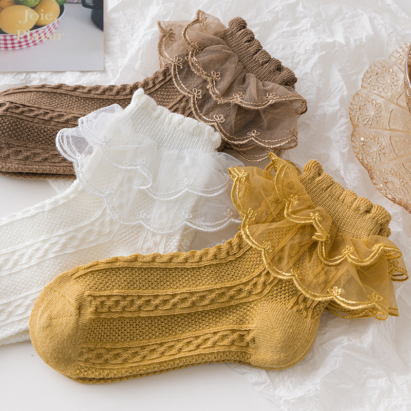 Calcetines finos de algodón puro para niños al por mayor