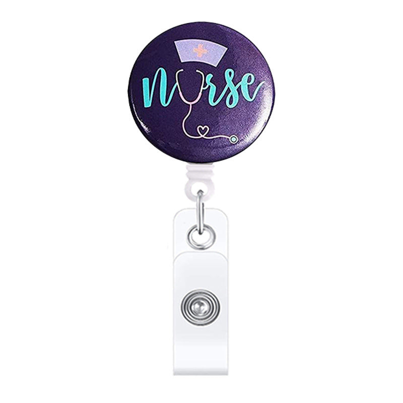 Wholesale ABS Love Heart Stethoscope Nurse Doctor Telescopic Keychain