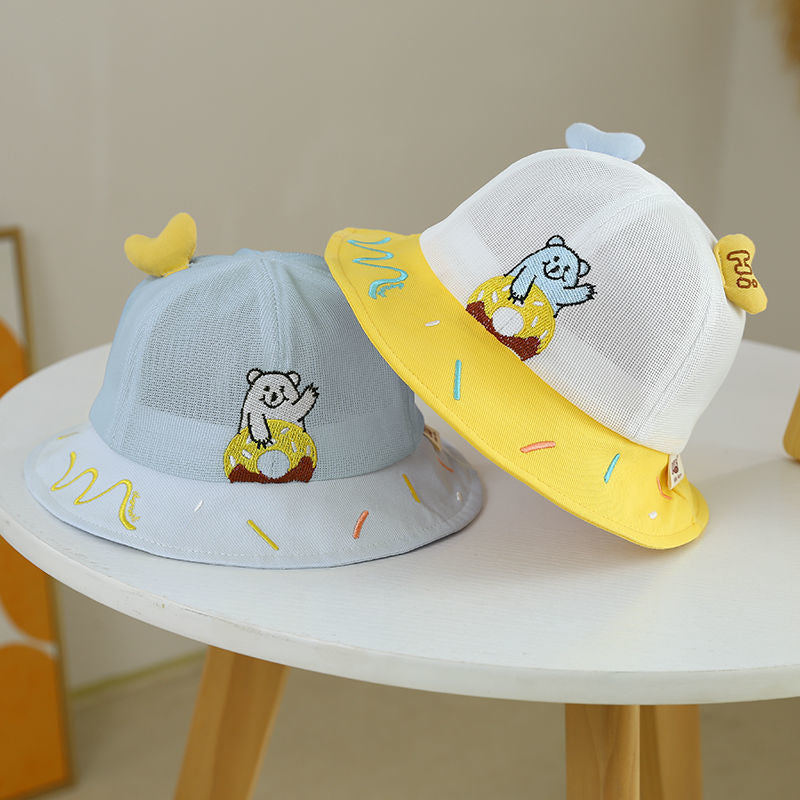Wholesale Kids Cute Wool Bucket Hat