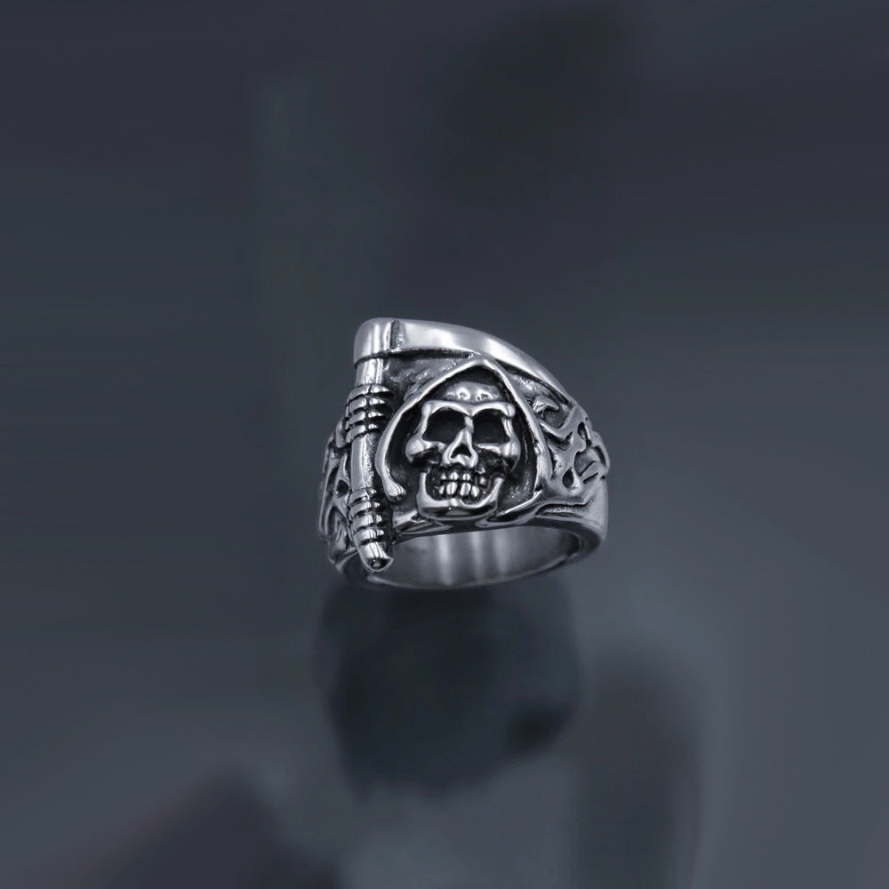 Wholesale Goth Theme Vintage Alloy Rings