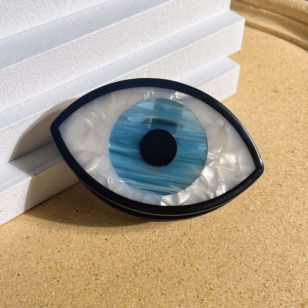 Wholesale Big Eyes Medium Acetate Hair Clips