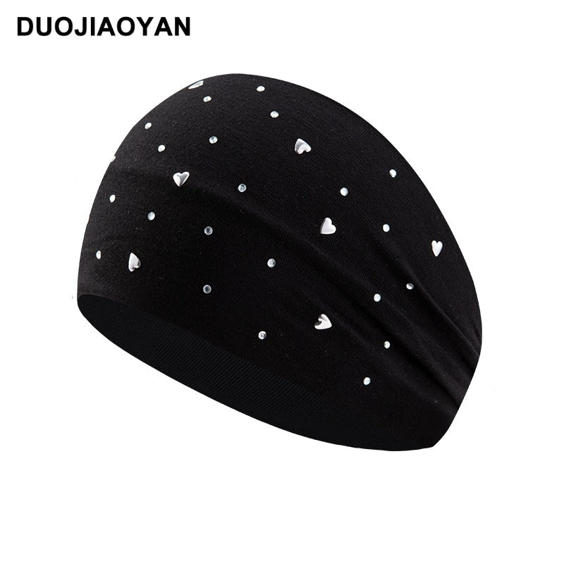 Diadema elástica de tela de diadema de taladro caliente al por mayor