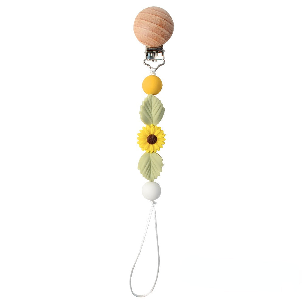 Suministros para bebés de silicona hechos a mano con cadena de chupete para bebés al por mayor