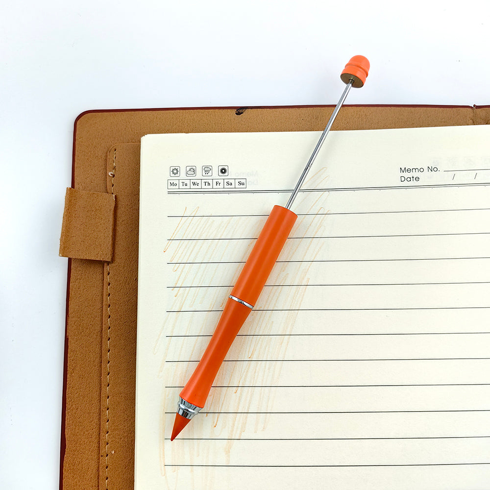 Wholesale Beadable Pencils DIY Metal Colored Eternity With Eraser