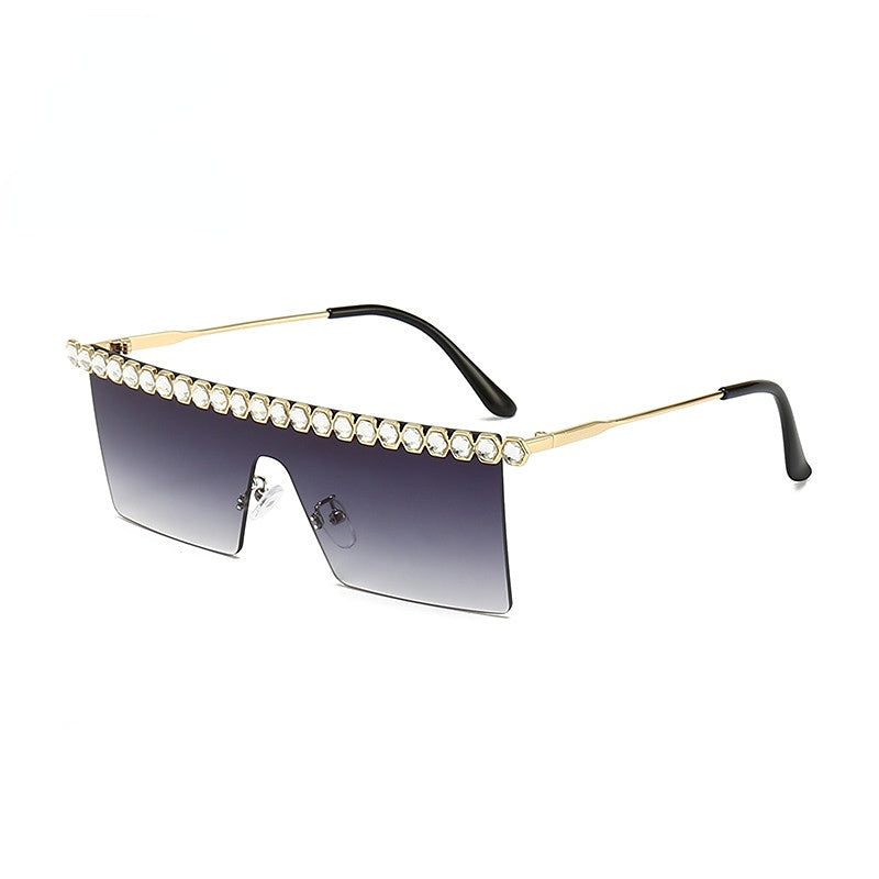 Wholesale PC Square Frameless Unisex Sunglasses