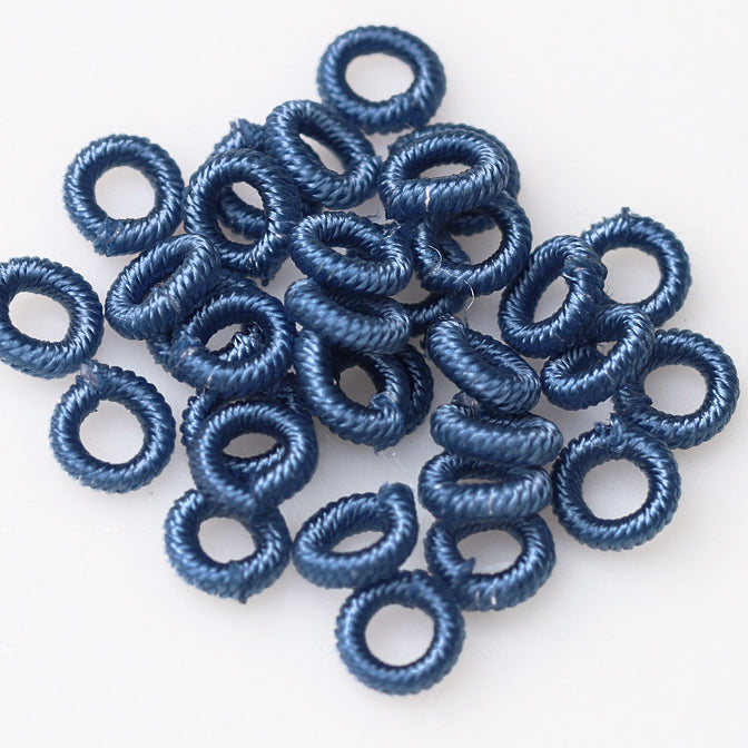 Wholesale 5×6mm Pineapple Knot Coil Nylon Thread Beads