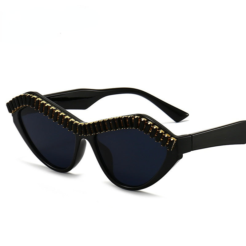 Wholesale PC Studded Butterfly Stage Show Sunglasses