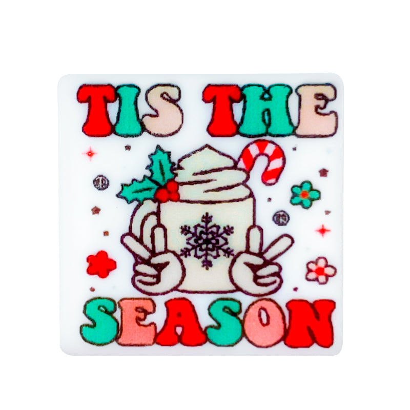 Wholesale 10PCS Santa Claus Silicone Beads