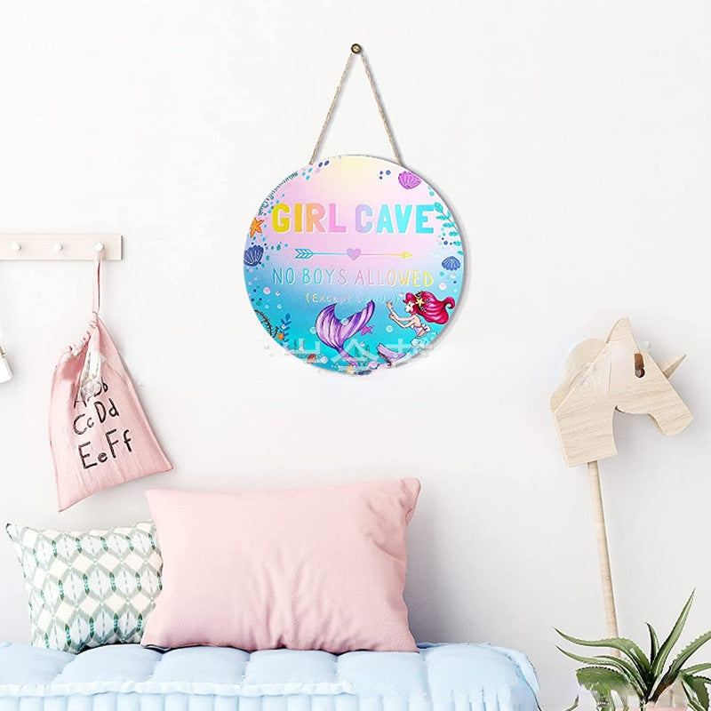 Wholesale Wooden Rainbow Circular Wall Listing