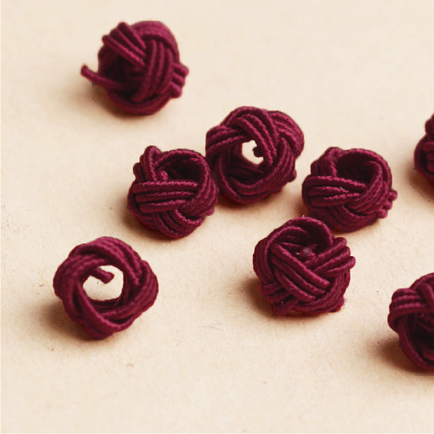 Wholesale 80PCS/PACK 8MM Hand Knotted Buttons Beads