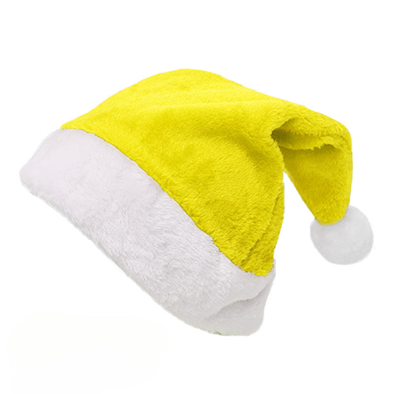 Wholesale Christmas Decoration Christmas Short Plush Hats Christmas Hats