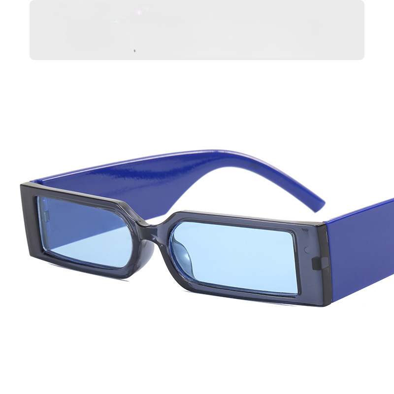 Wholesale PC Small Frame Retro Square Wide Leg Sunglasses