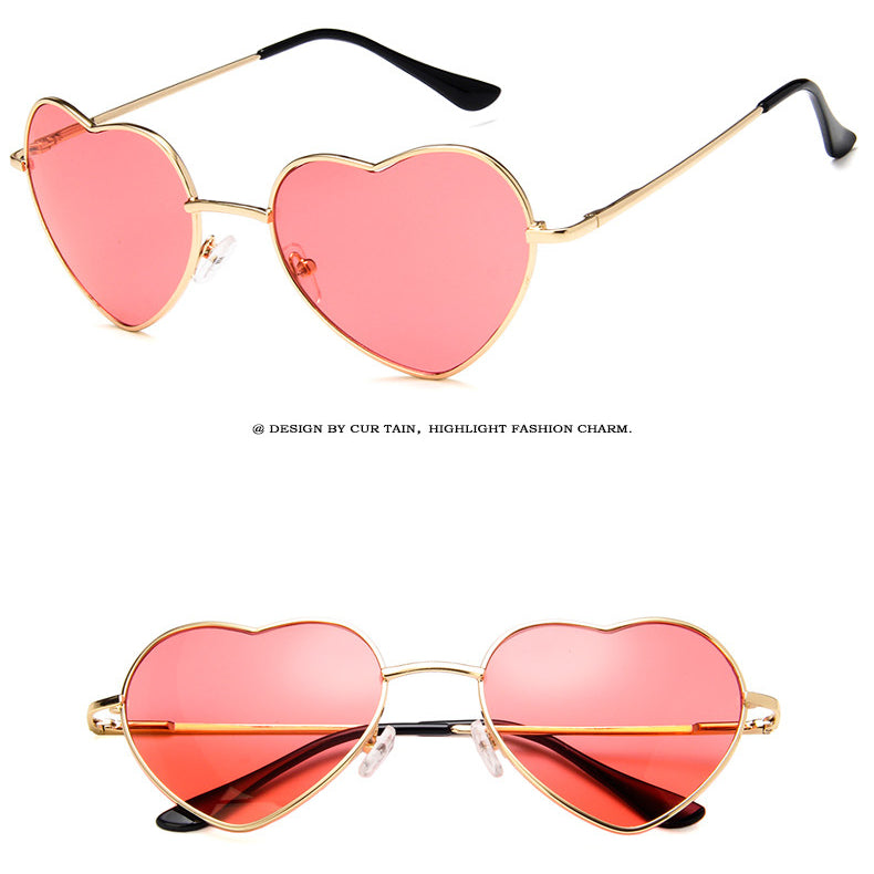 Wholesale Metal Heart Sunglasses AC
