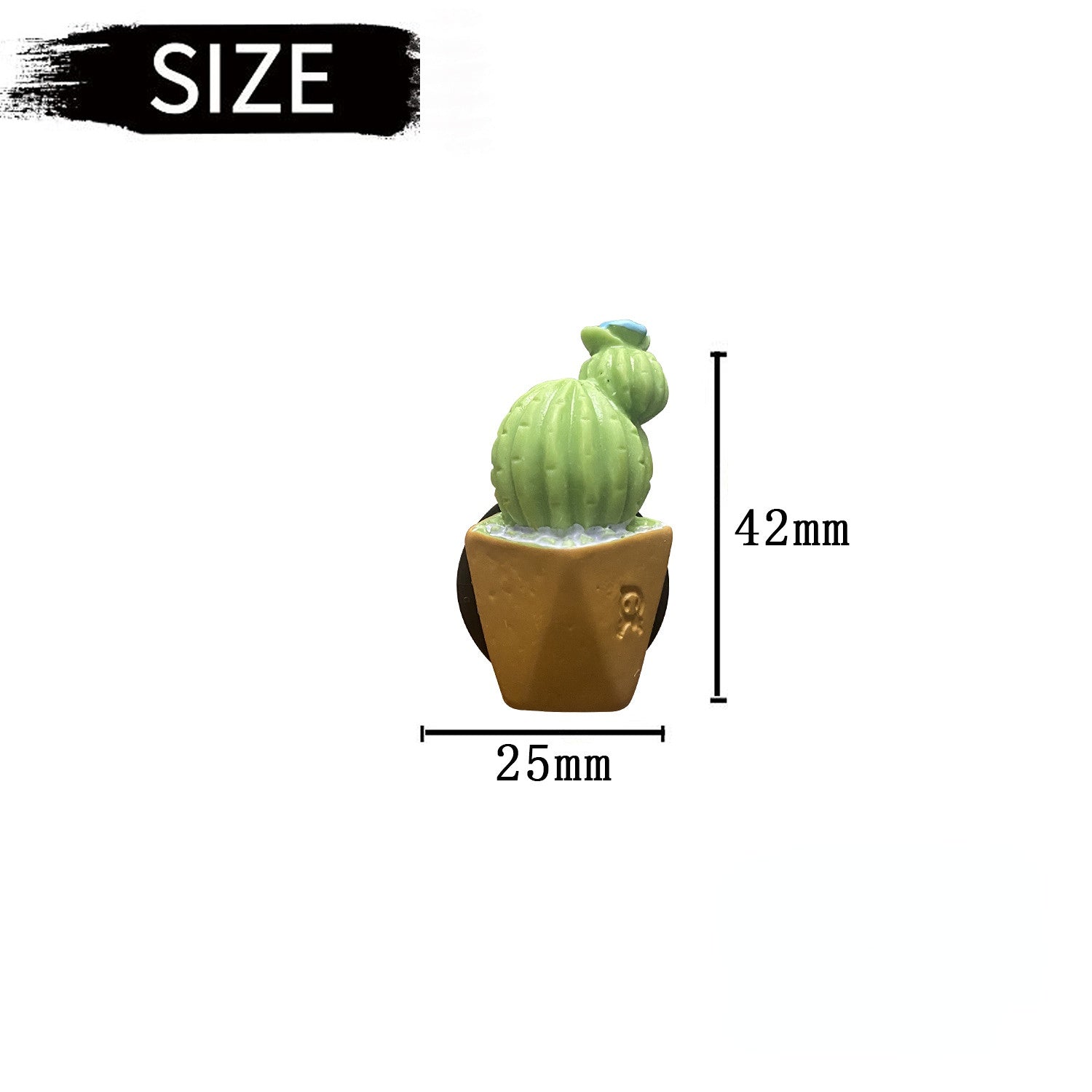 Wholesale Candy Color Small Potted Car Aroma Decoration Clip