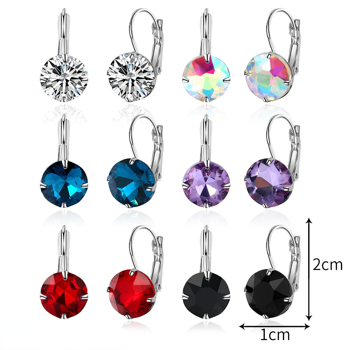 Wholesale Zirconia Alloy Earrings Set
