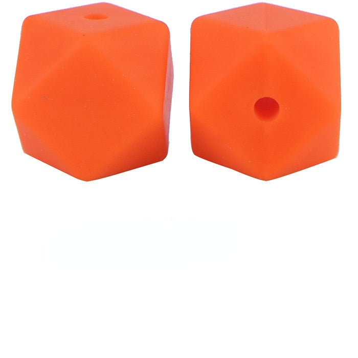 Wholesale 100PCS 17mm Octagonal Silicone Beads