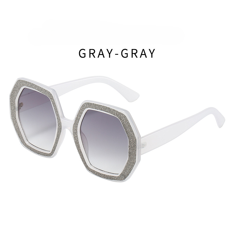 Wholesale PC Hexagonal Diamond Sticker Sunglasses