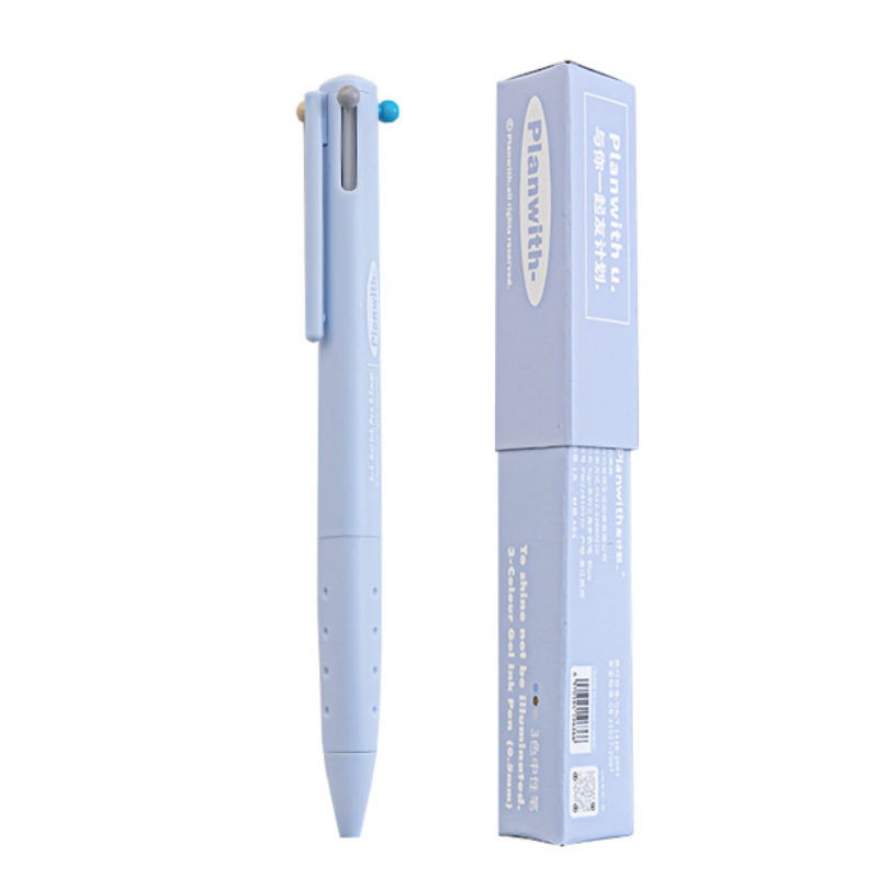 Wholesale Plastic Triangle Multi-color Pens