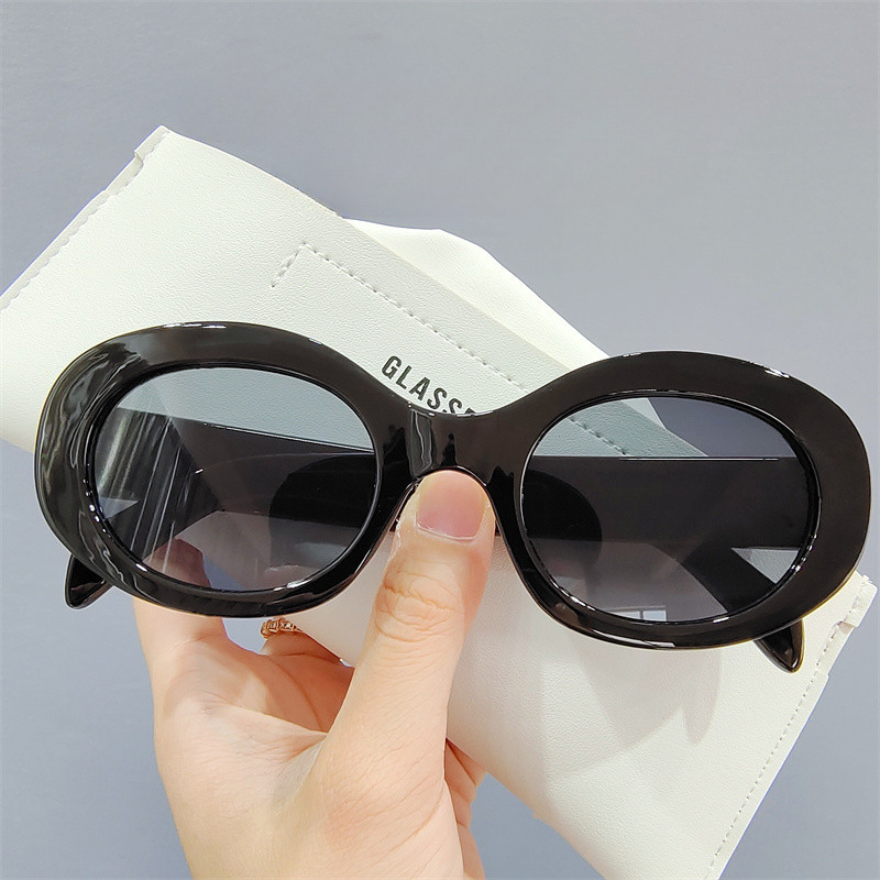 Wholesale Oval PU Sunglasses