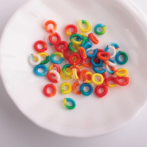 Wholesale 5×6mm Pineapple Knot Coil Nylon Thread Beads