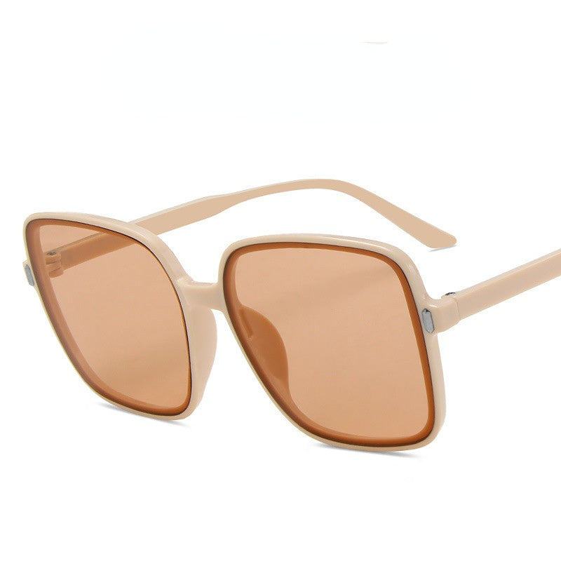 Wholesale Large Frame Rice Nail Square PC Sunglasses