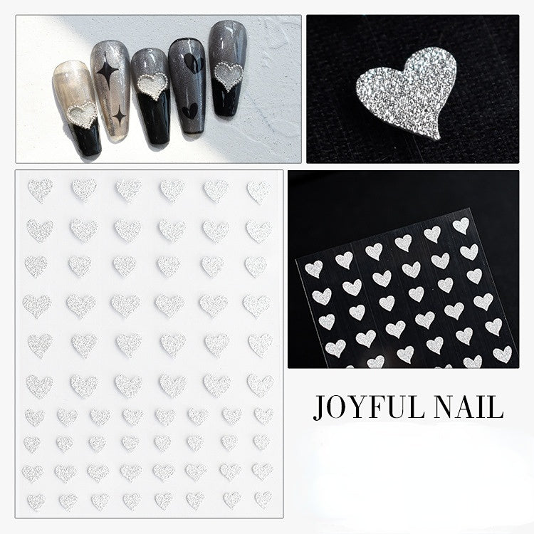 Venta al por mayor de resina amor oso mariposa llama estrella decoración de uñas pegatina en relieve