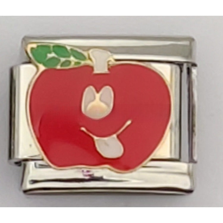 Wholesale Random 10PCS Italian Charm Bracelet Stainless Steel Module Bracelet Single Accessory Charms