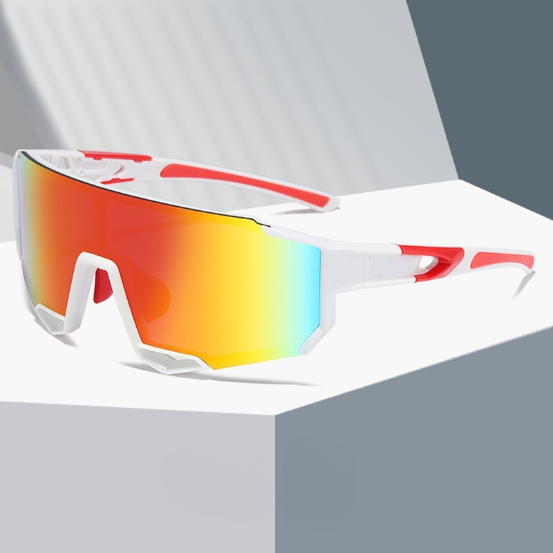 Wholesale Real Film Colorful Integrated PC Lens Sunglasses