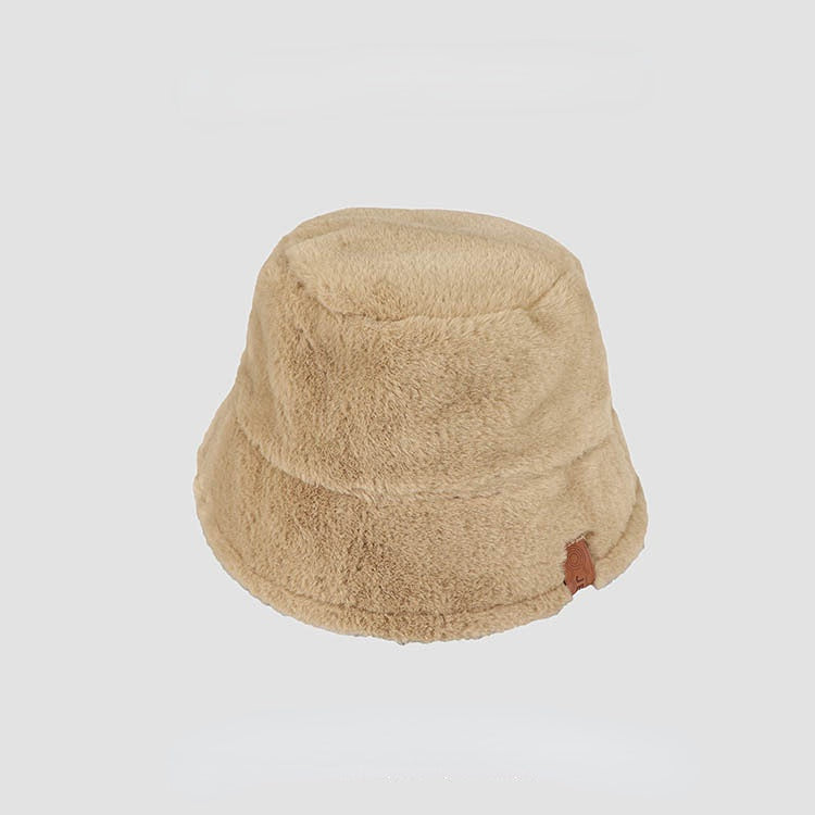 Wholesale Zebra Print Leopard Plush Bucket Hat