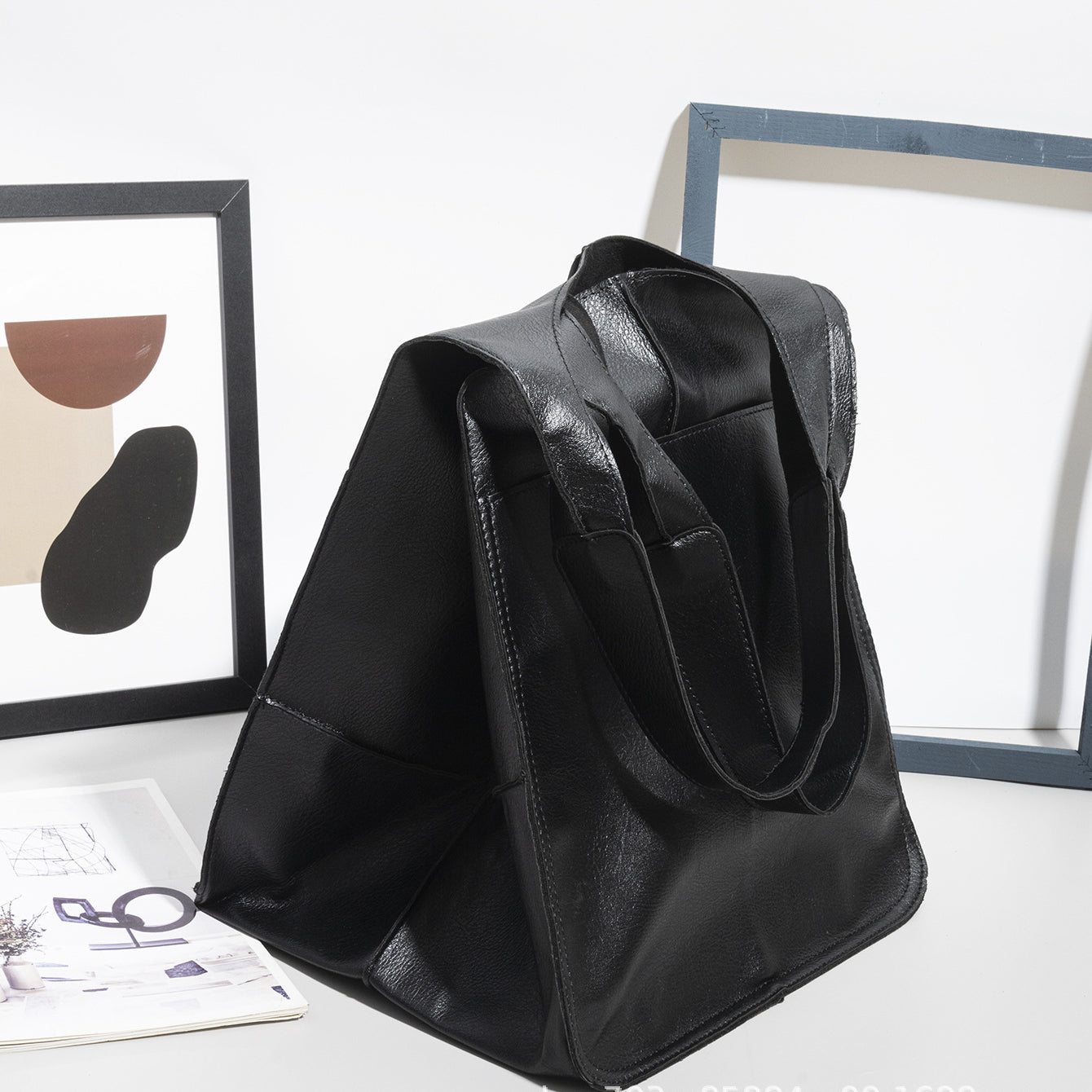 Wholesale Soft Leather Large Capacity Shoulder Hand Tote Bag