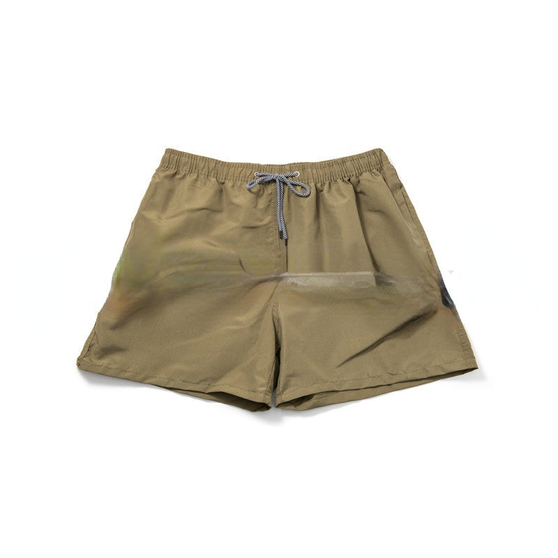 Wholesale Solid Color Men's Board Shorts Polyester Swimwear