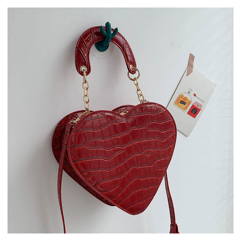 Venta al por mayor Bolso de hombro Cadena Patrón de piedra PU OLY-SD-GH004