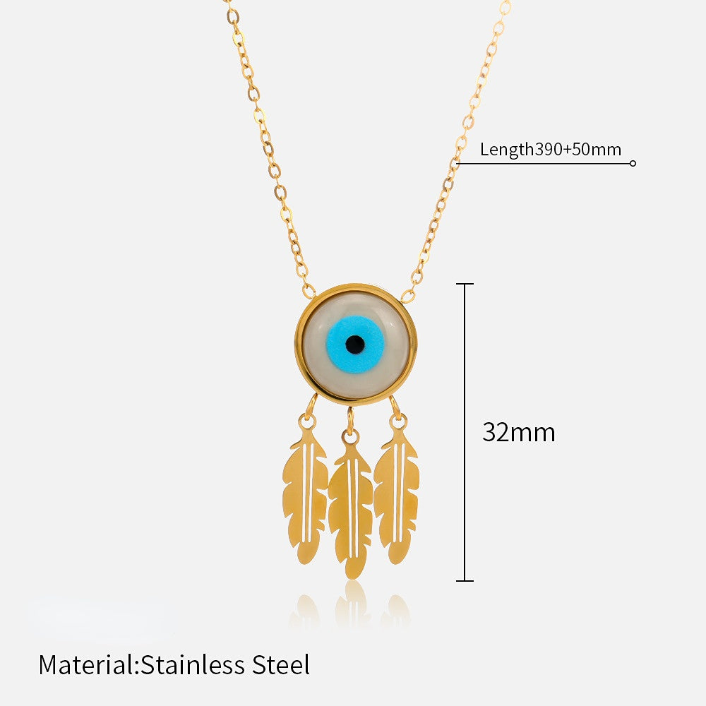 Collar De Acero Inoxidable De Ojo De Diablo al por mayor